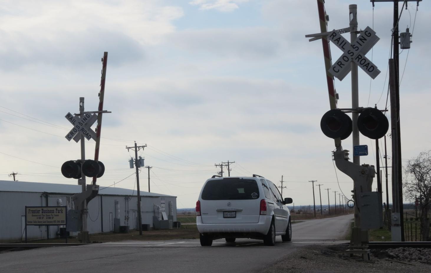 Frontier railroad crossing